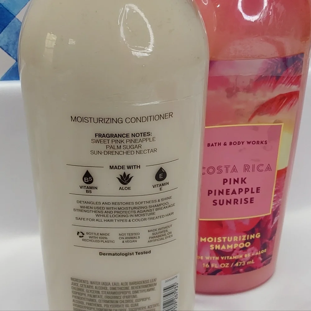 Bath & Body Works Pink Pineapple Sunrise Shampoo and Conditioner Set - Picture 11 of 16